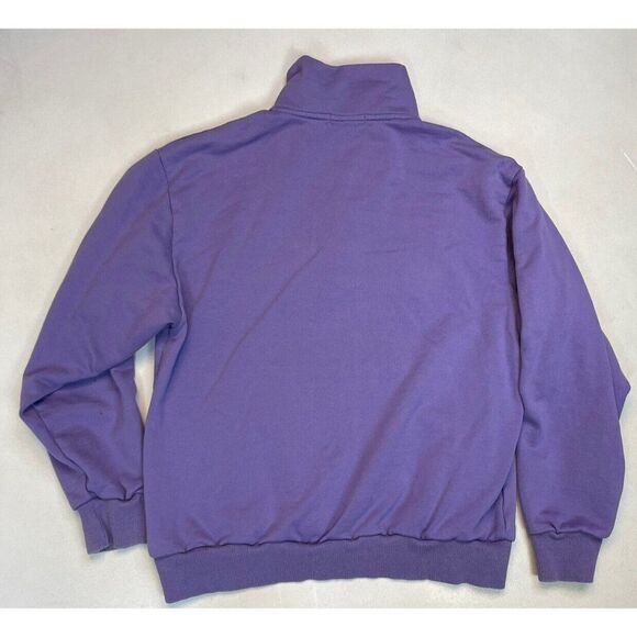 Taka Original Sociative 1/4 Zip Sweatshirt Men Large Purple - Picture 5 of 7